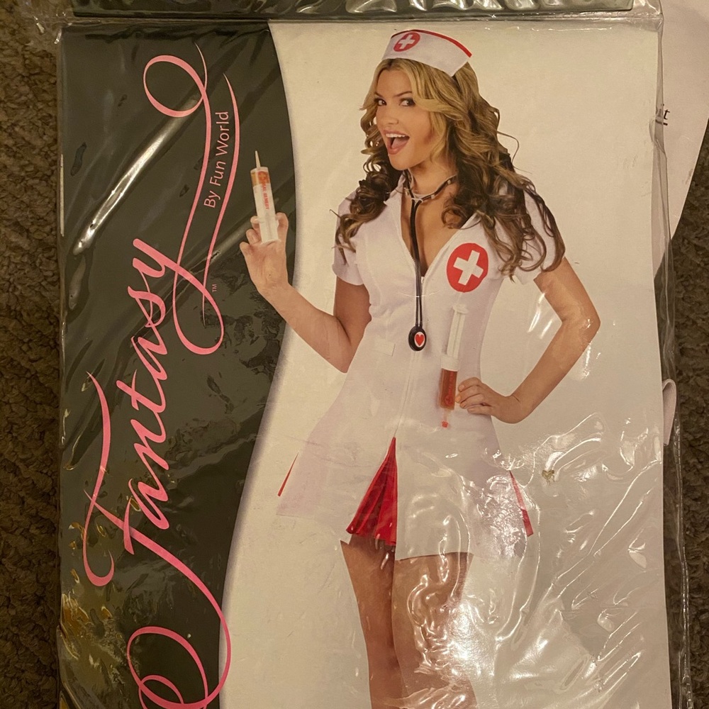 New in package never worn women’s nurse costume